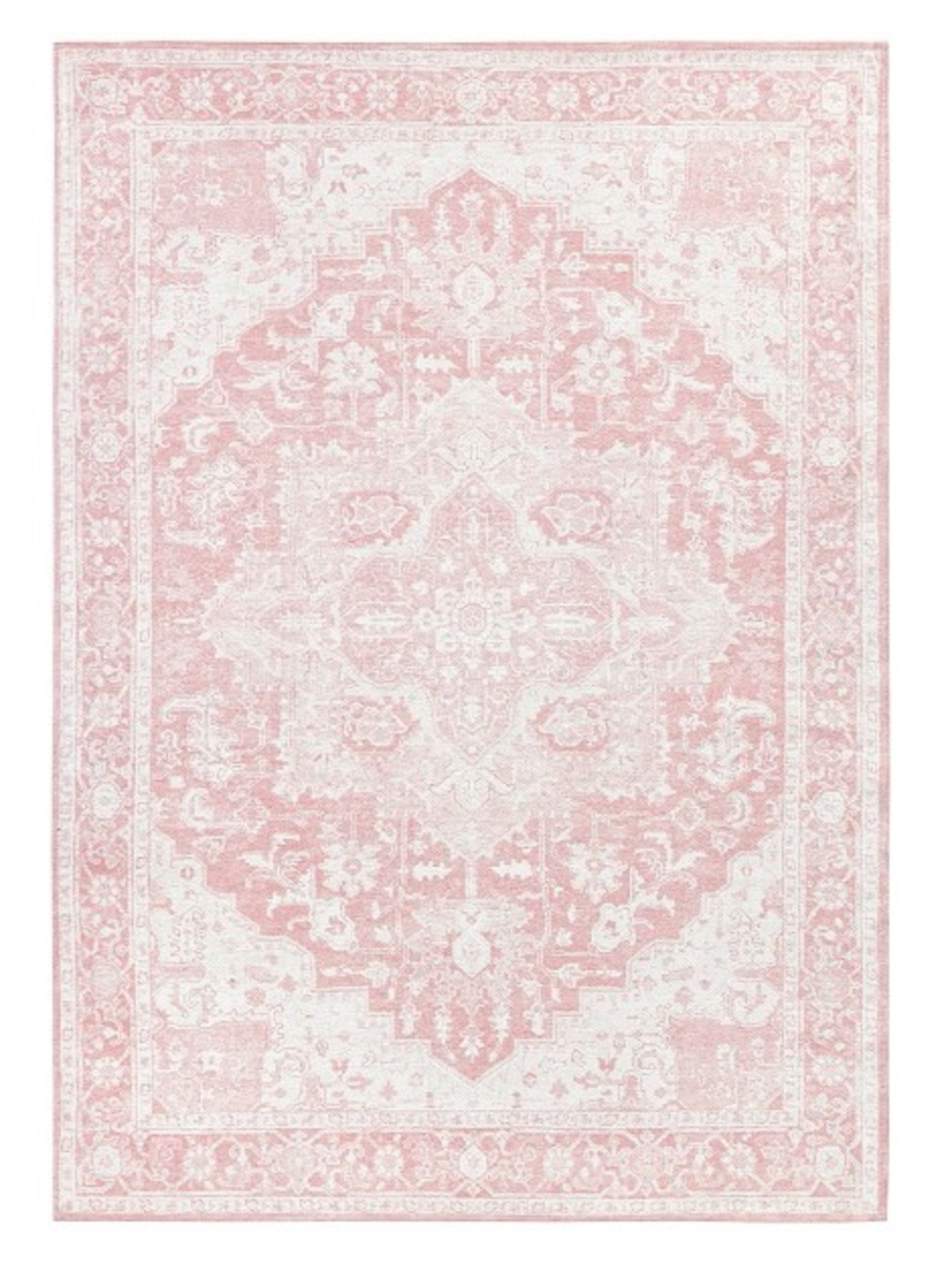 5x8’ - Ellington Recycled Washable Rug (Blush)